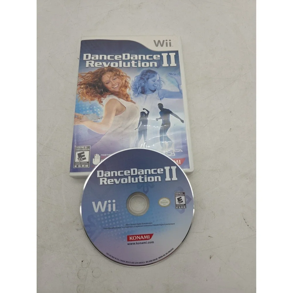 Dance Dance Revolution II (Nintendo Wii, 2011) - No Manual Tested Works